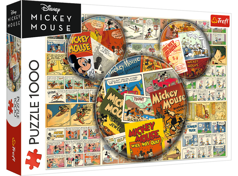 TREFL Puzzle Komiksový Mickey Mouse 1000 dielikov