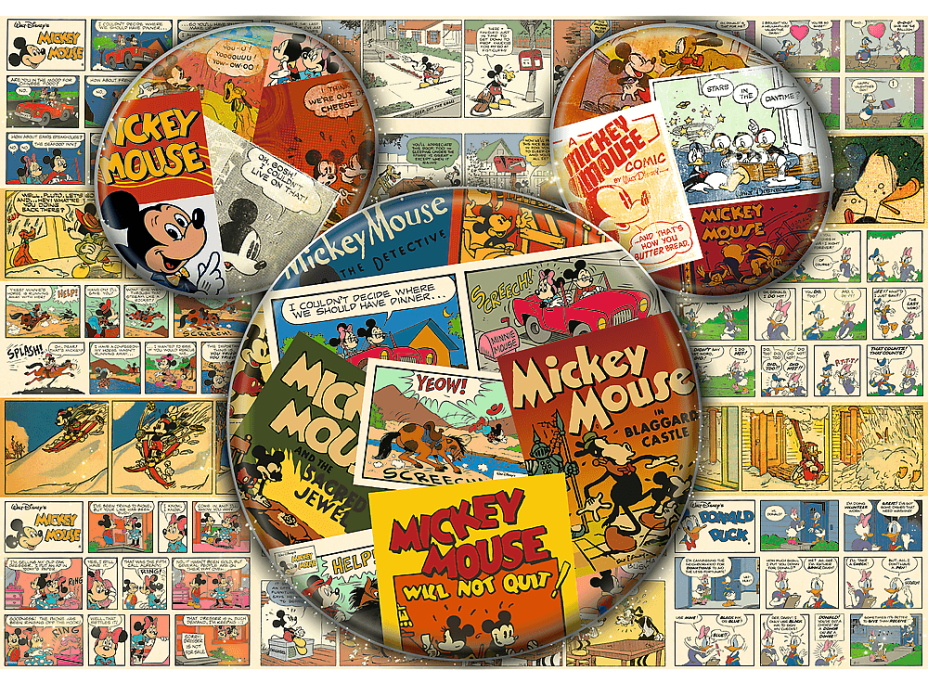 TREFL Puzzle Komiksový Mickey Mouse 1000 dielikov