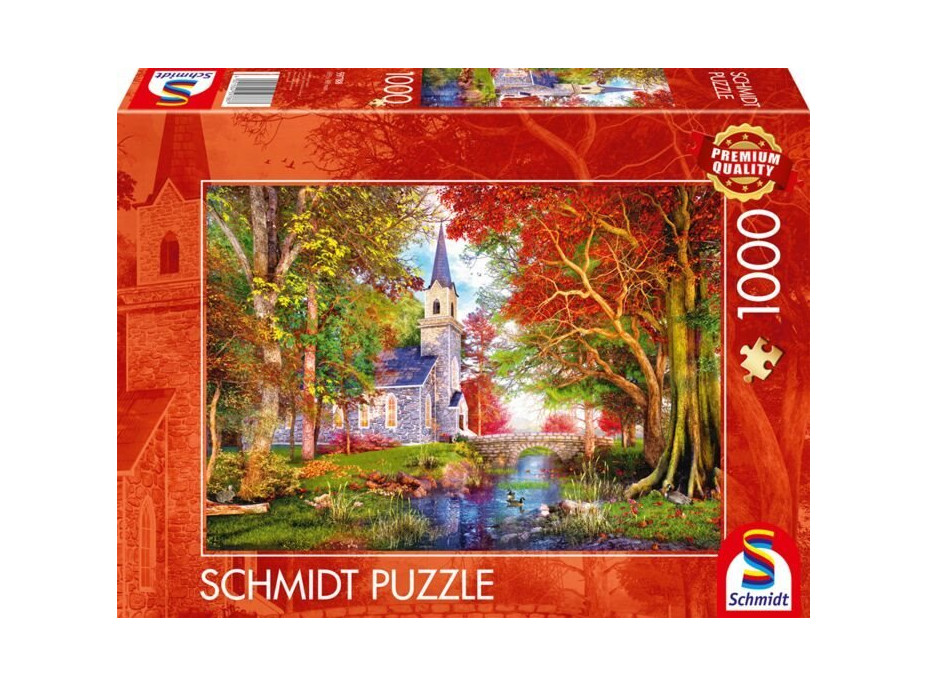 SCHMIDT Puzzle Jesenná kaplnka 1000 dielikov