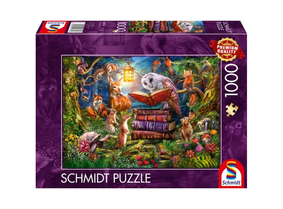 SCHMIDT Puzzle Rozprávky na dobrú noc v lese 1000 dielikov