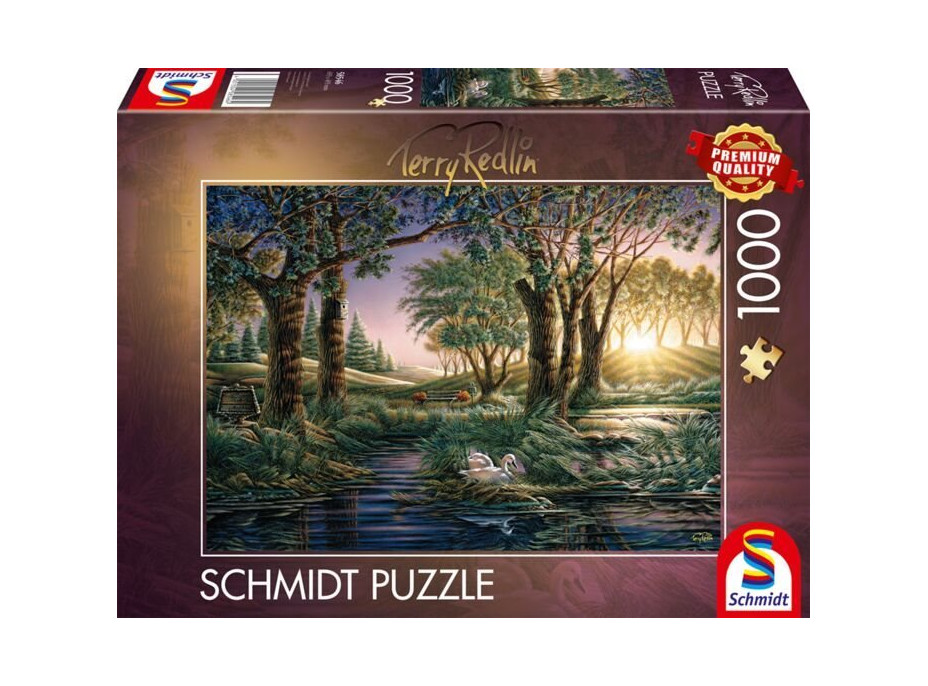 SCHMIDT Puzzle Ranná mágia pri jazere 1000 dielikov