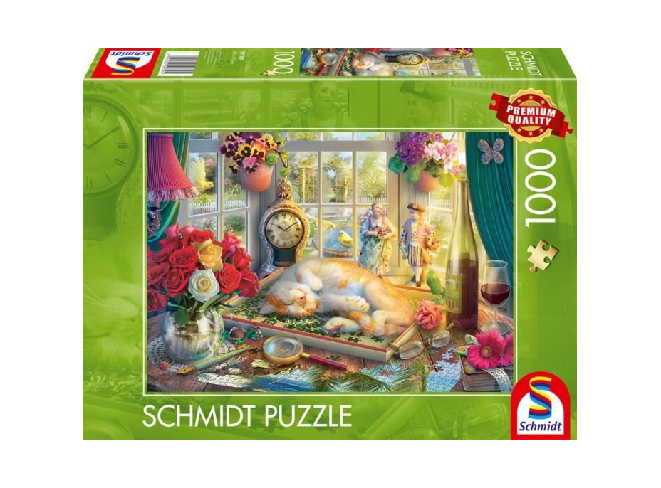 SCHMIDT Puzzle Skladanie s mačkou 1000 dielikov