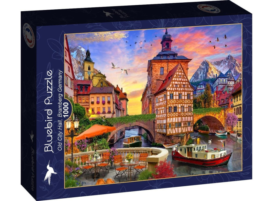 BLUEBIRD Puzzle Stará radnica, Bamberg Nemecko 1000 dielikov