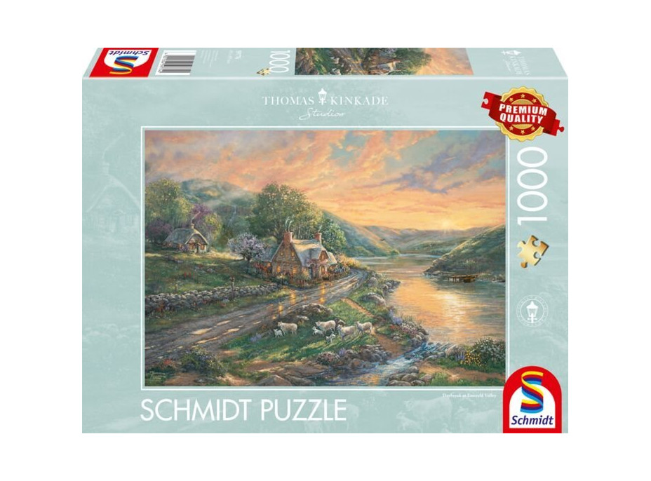 SCHMIDT Puzzle Svitanie v Emerald Valley 1000 dielikov