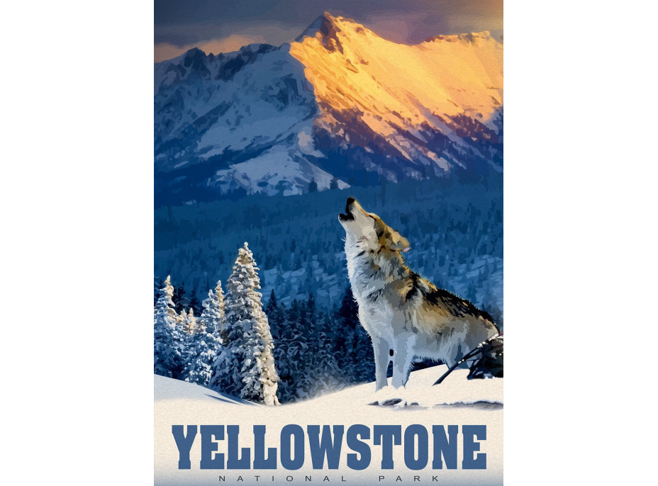 ALIPSON Puzzle Yellowstonský vlk 500 dielikov