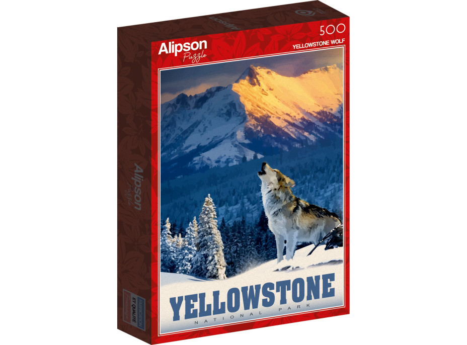 ALIPSON Puzzle Yellowstonský vlk 500 dielikov