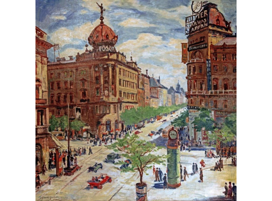 GRAFIKA Štvorcové puzzle Pohľad na Budapešť 1000 dielikov