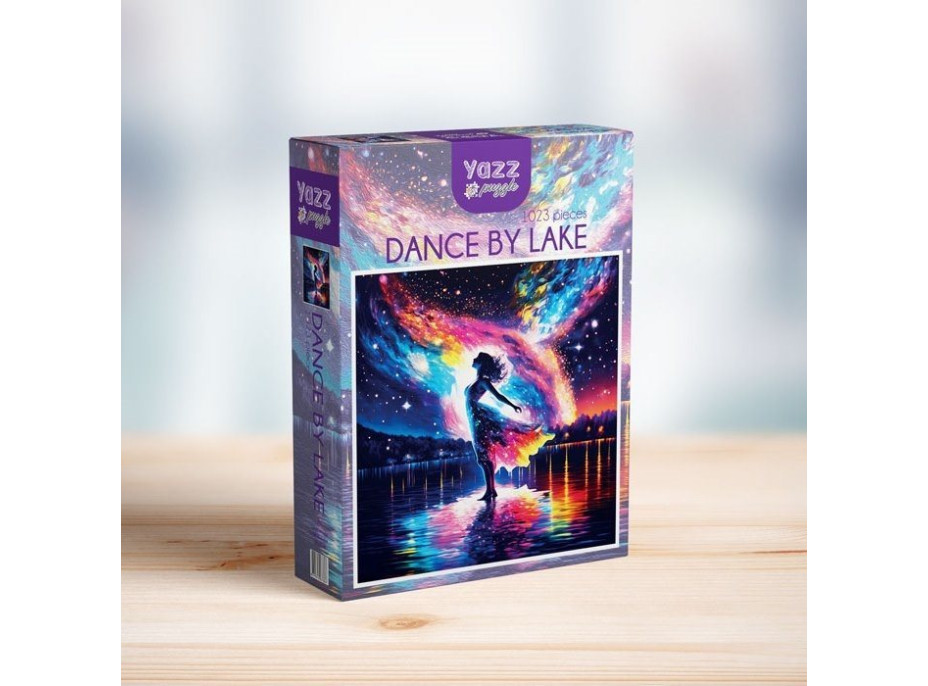 YAZZ Štvorcové puzzle Tanec pri jazere 1023 dielikov