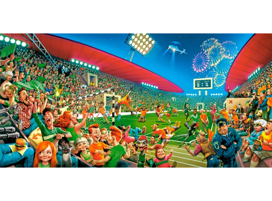 CASTORLAND Puzzle Art Collection: Futbalové majstrovstvá 4000 dielikov