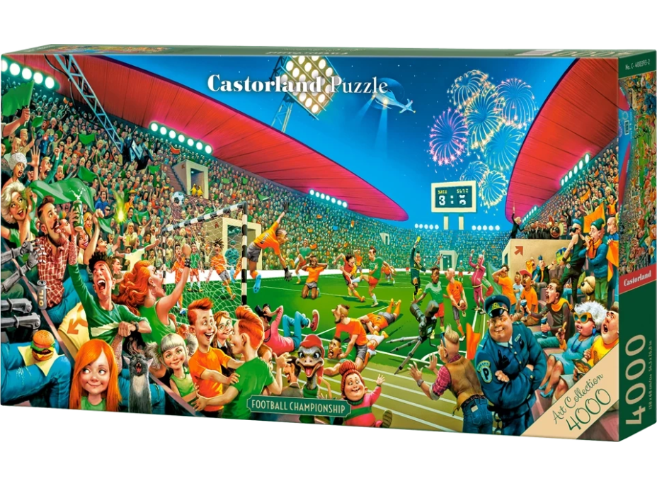 CASTORLAND Puzzle Art Collection: Futbalové majstrovstvá 4000 dielikov