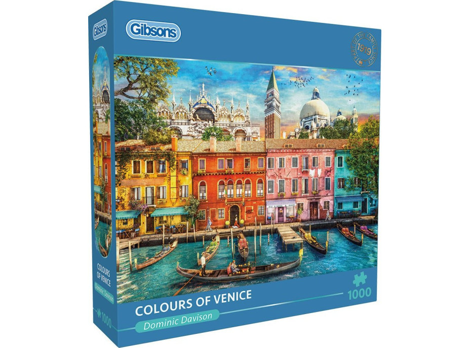 GIBSONS Puzzle Farby Benátok 1000 dielikov