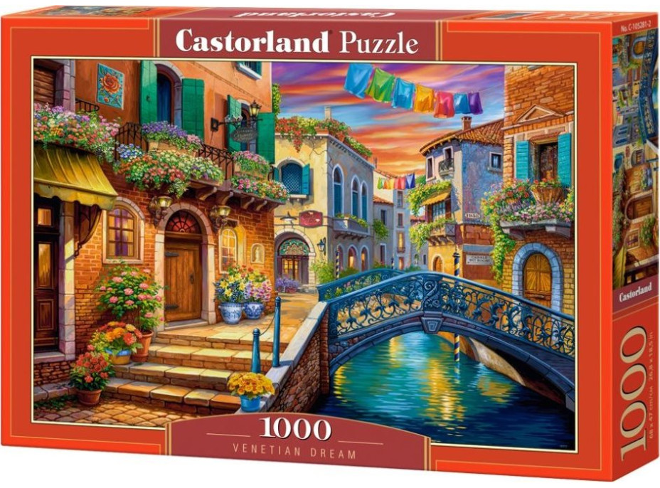 CASTORLAND Puzzle Benátsky sen 1000 dielikov