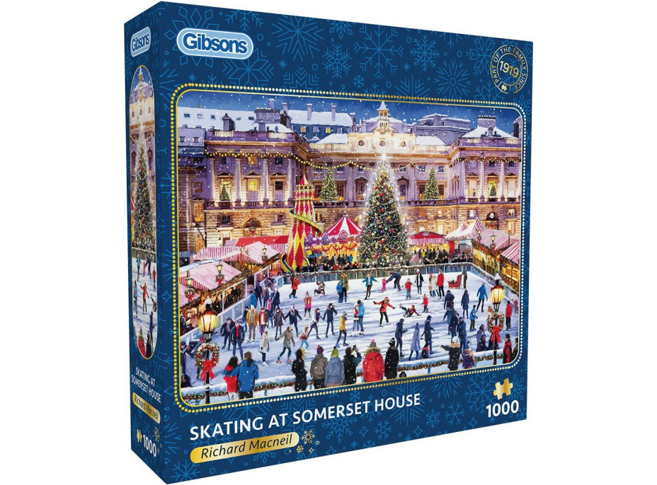 GIBSONS Puzzle Korčuľovanie pri Somerset House 1000 dielikov