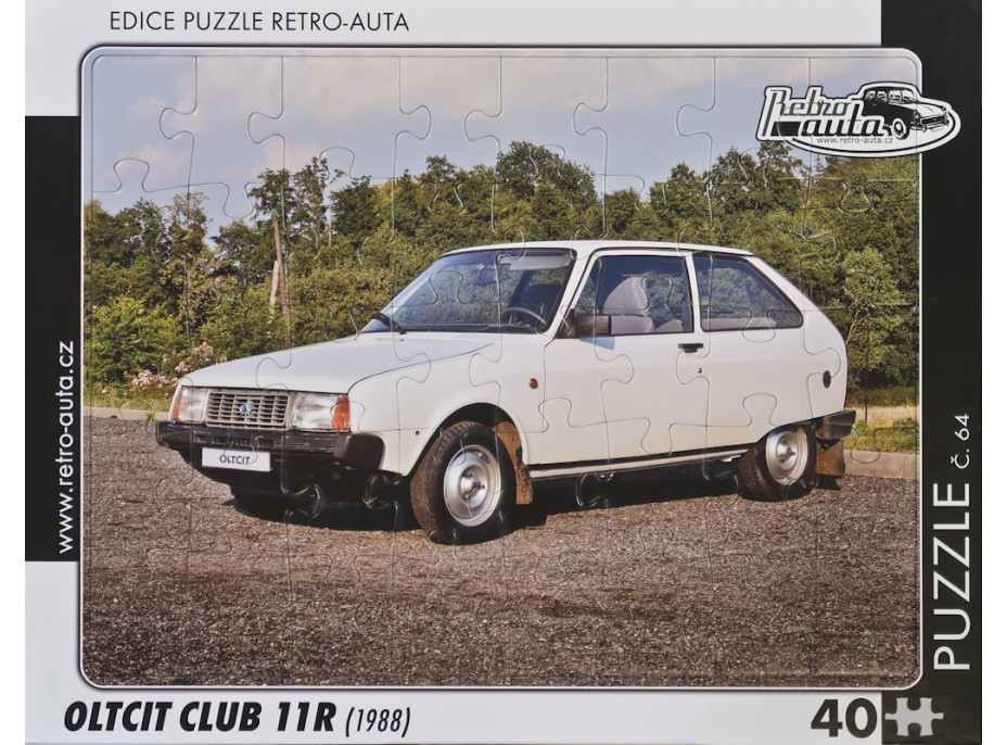 RETRO-AUTA Puzzle č.64 Oltcit CLUB 11R (1988) 40 dielikov