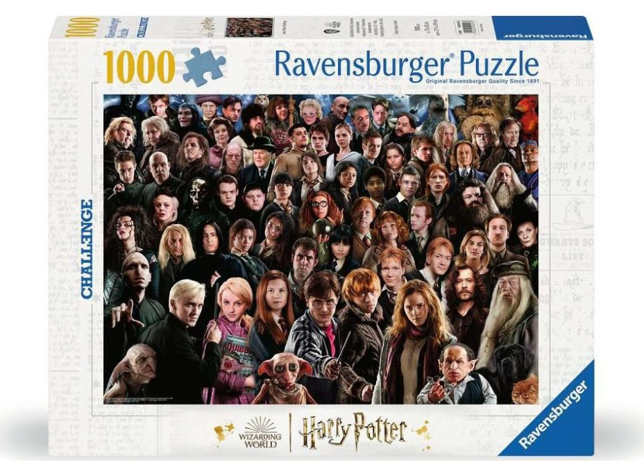 RAVENSBURGER Puzzle Challenge: Harry Potter 1000 dielikov