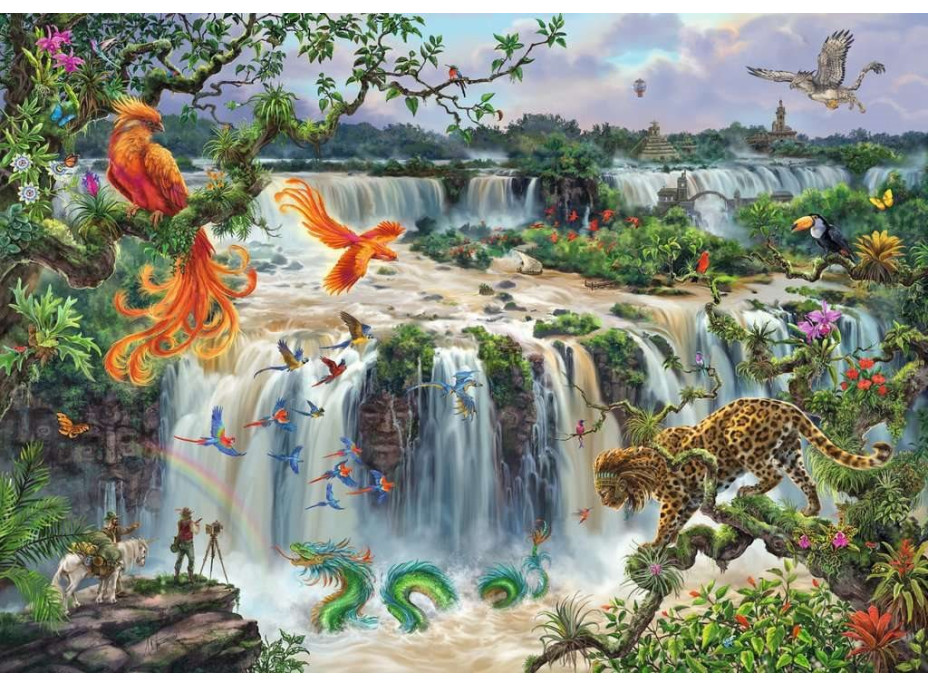 RAVENSBURGER Puzzle Fantastické vodopády Iguaçu 1000 dielikov