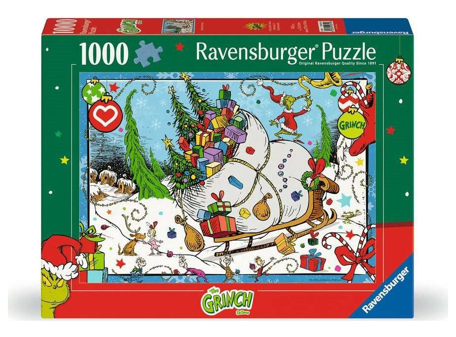 RAVENSBURGER Puzzle Grinch 1000 dielikov