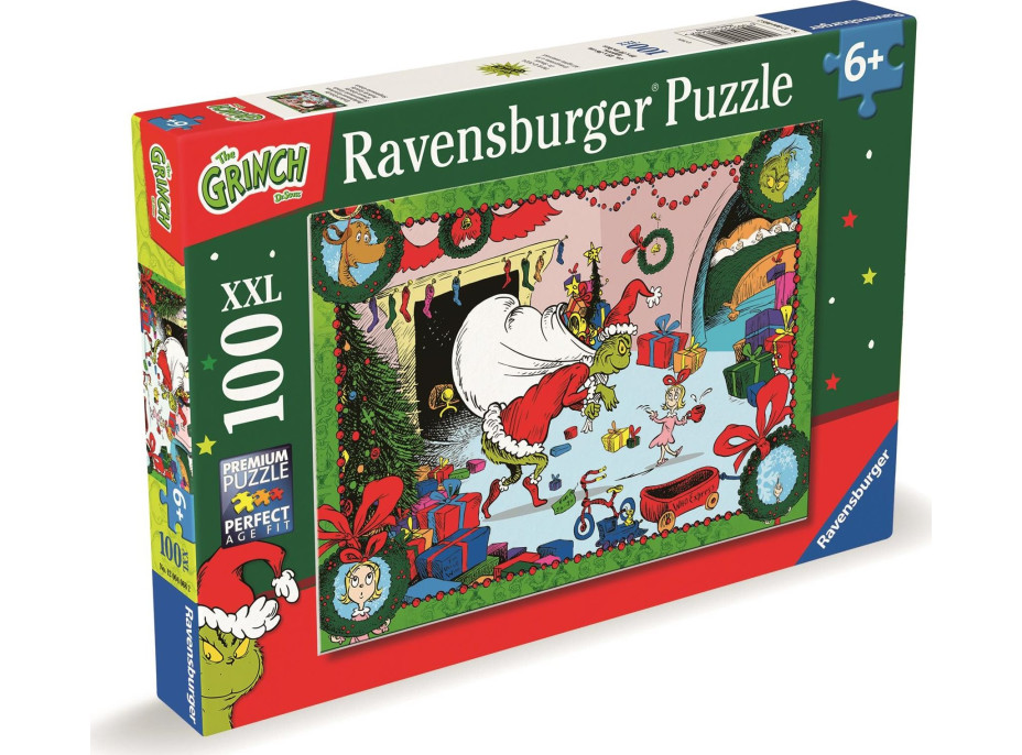 RAVENSBURGER Puzzle Grinch XXL 100 dielikov