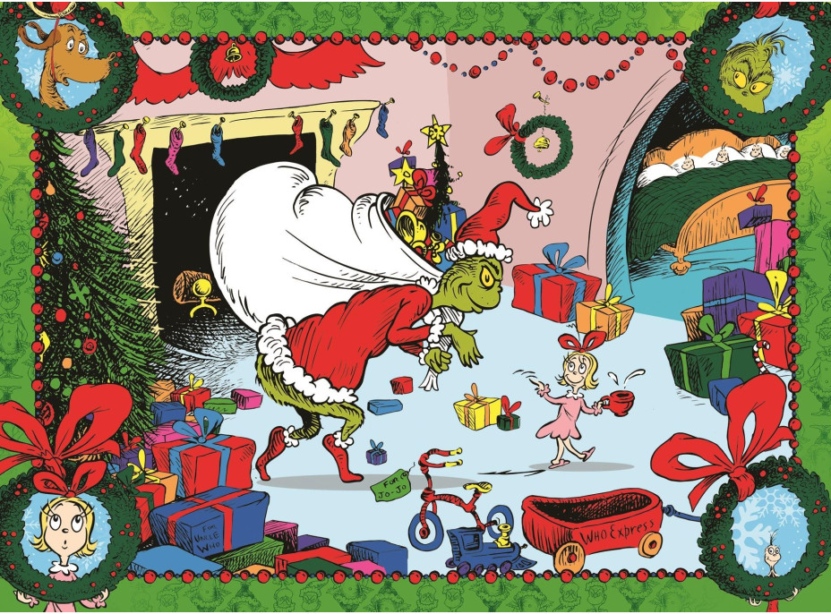 RAVENSBURGER Puzzle Grinch XXL 100 dielikov