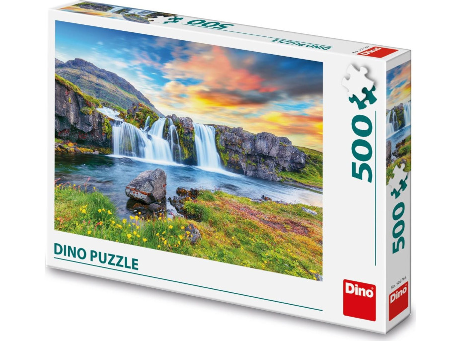 DINO Puzzle Islandský vodopád 500 dielikov