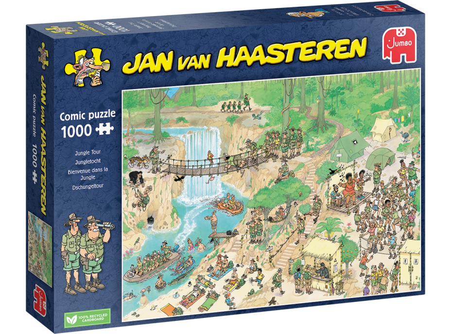 JUMBO Puzzle JvH Výlet do džungle 1000 dielikov