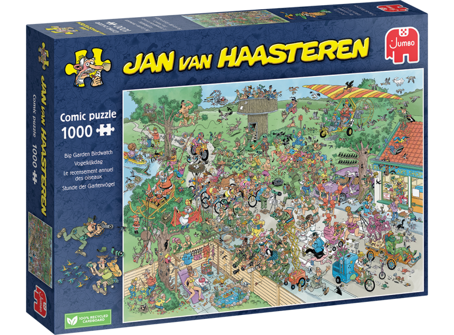 JUMBO Puzzle JvH Záhradná pozorovateľňa vtákov 1000 dielikov