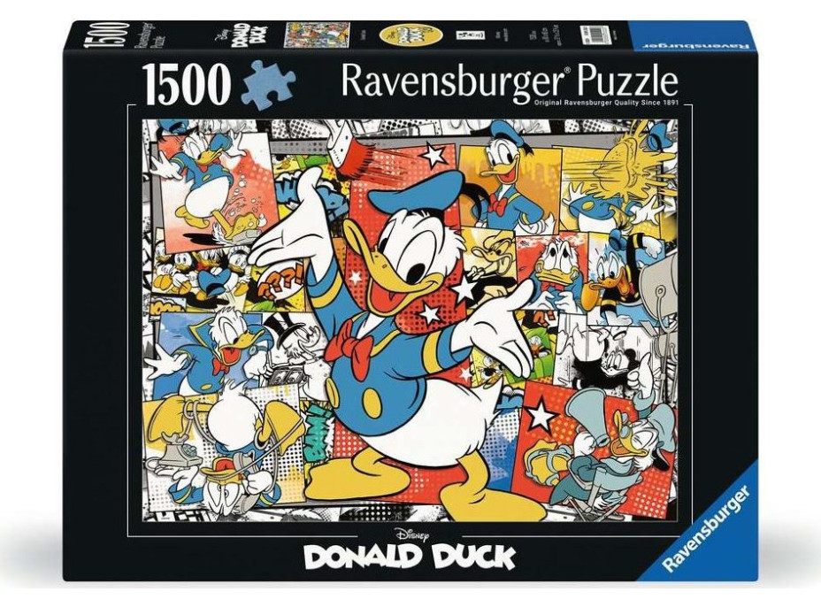 RAVENSBURGER Puzzle Káčer Donald 1500 dielikov