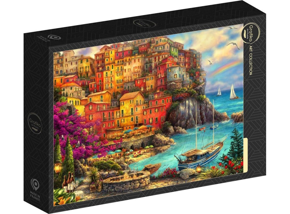 GRAFIKA Puzzle Krásny deň v Cinque Terre 1000 dielikov