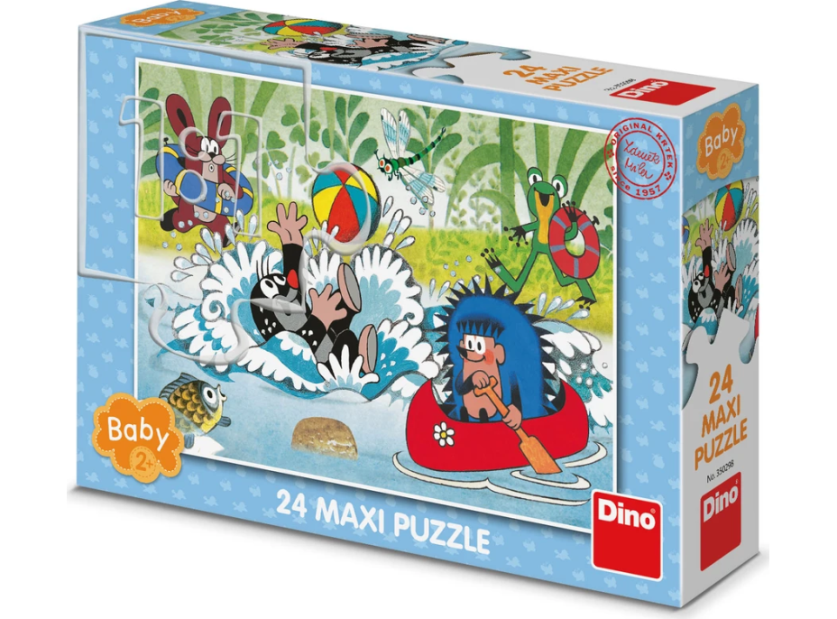 DINO Puzzle Krtko vo vode MAXI 24 dielikov