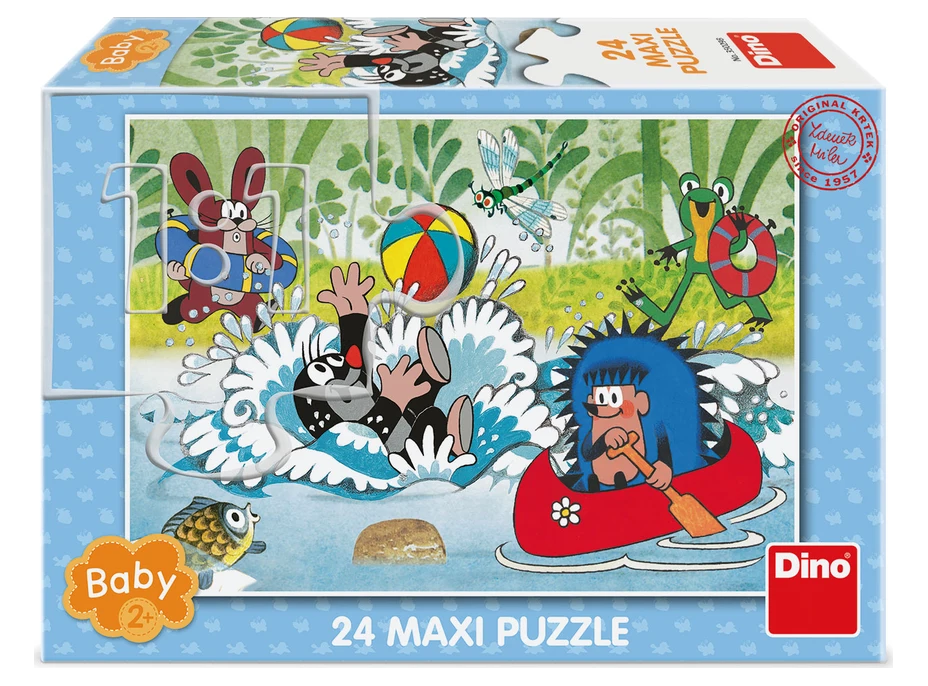 DINO Puzzle Krtko vo vode MAXI 24 dielikov