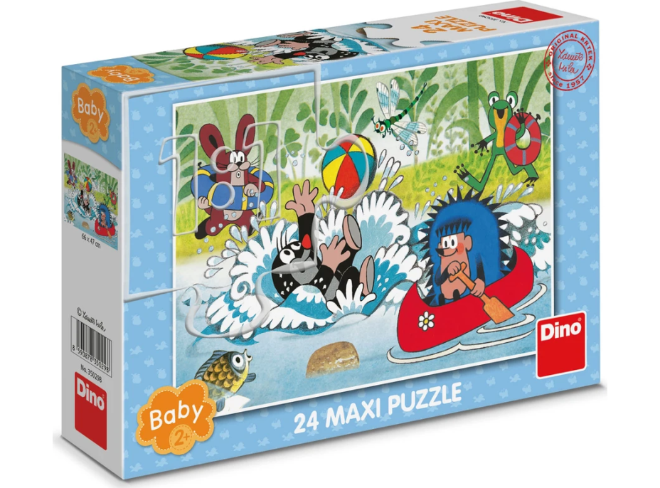 DINO Puzzle Krtko vo vode MAXI 24 dielikov