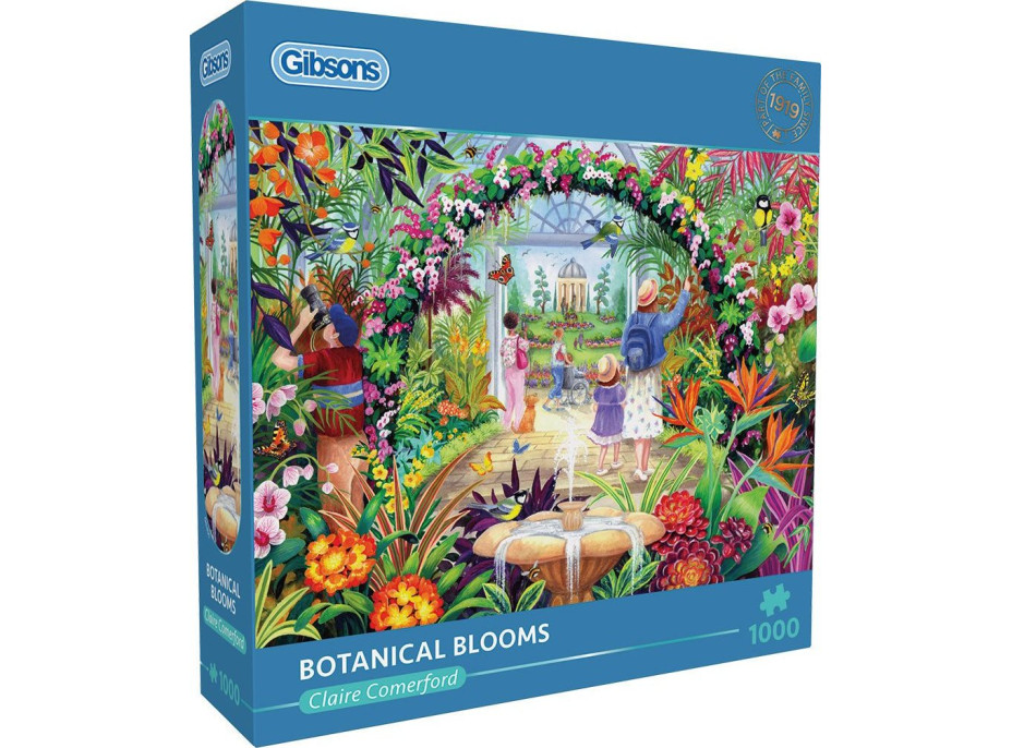 GIBSONS Puzzle Kvety v botanickej záhrade 1000 dielikov