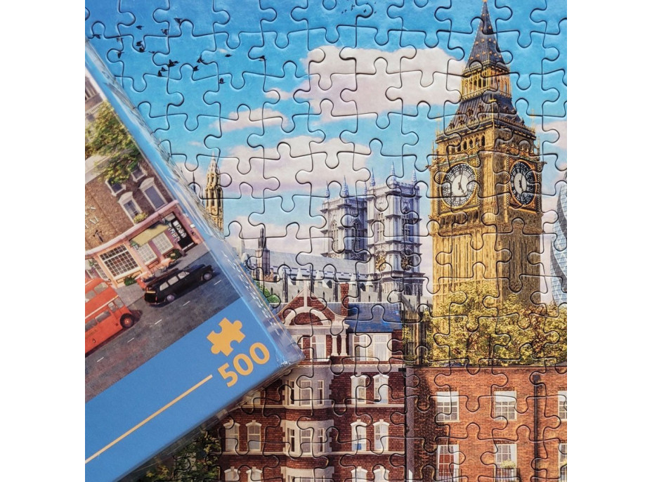 GIBSONS Puzzle Londýnskej ulice 500 dielikov