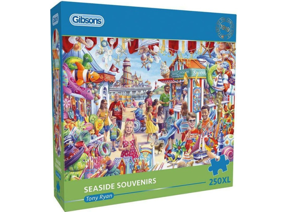 GIBSONS Puzzle Nákup suvenírov pri mori XL 250 dielikov