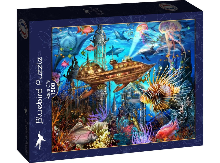 BLUEBIRD Puzzle Podvodné mesto 1500 dielikov