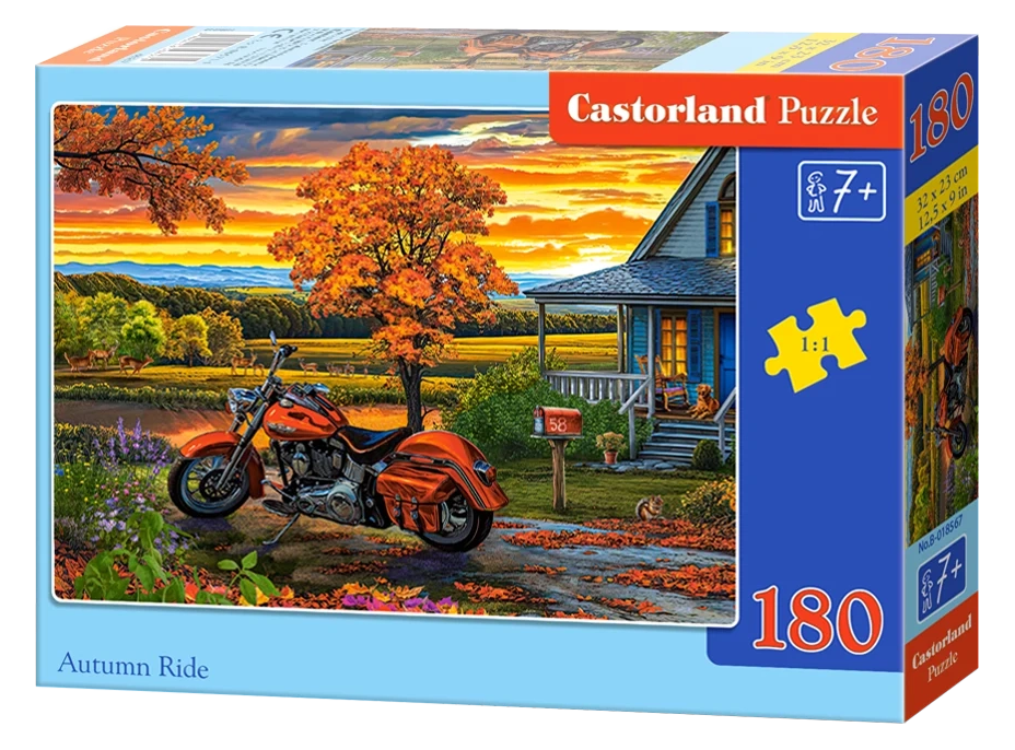 CASTORLAND Puzzle Jesenná jazda 500 dielikov