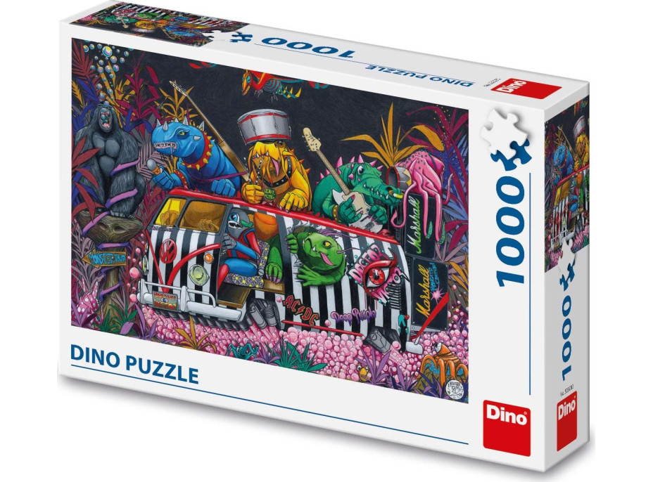 DINO Puzzle Príšerky na tripe 1000 dielikov