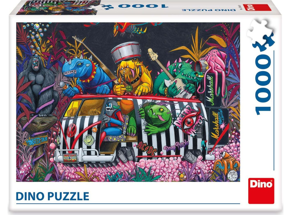 DINO Puzzle Príšerky na tripe 1000 dielikov