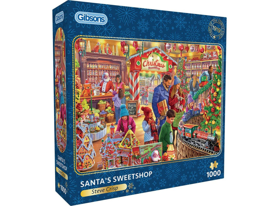 GIBSONS Puzzle Santova cukráreň 1000 dielikov