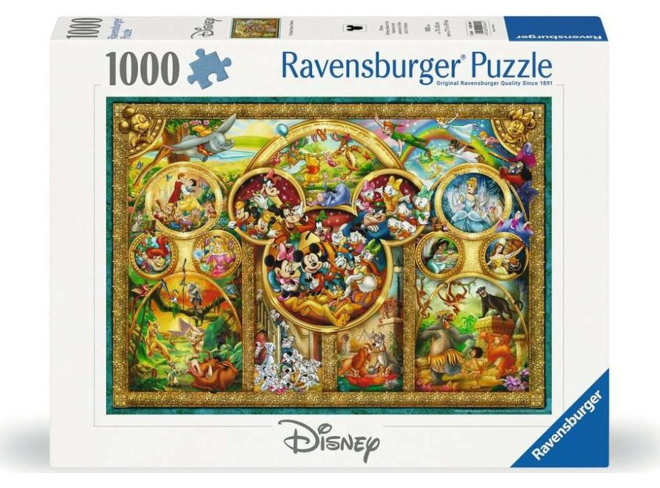 RAVENSBURGER Puzzle To najlepšie z Disneyho 1000 dielikov