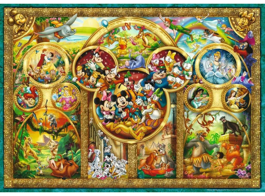 RAVENSBURGER Puzzle To najlepšie z Disneyho 1000 dielikov