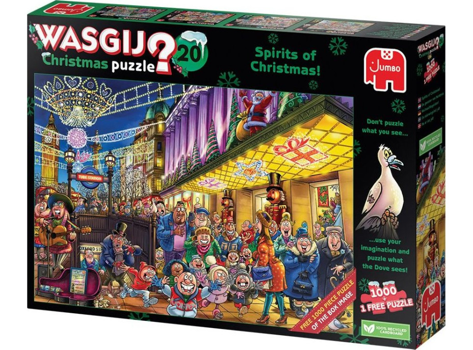 JUMBO Puzzle WASGIJ Christmas 20: Duch Vianoc! 2x1000 dielikov