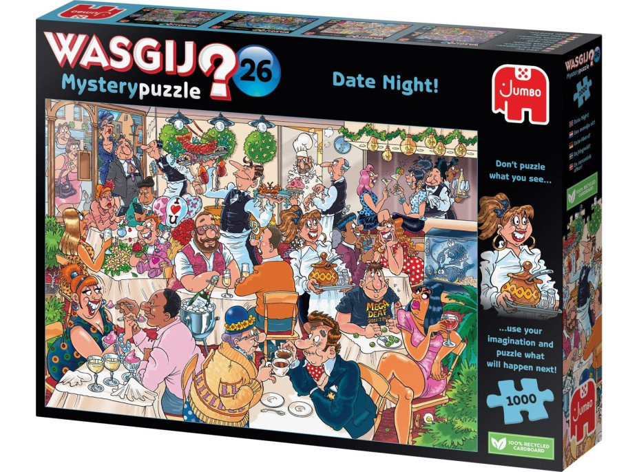 JUMBO Puzzle WASGIJ Mystery 26: Nočné rande! 1000 dielikov