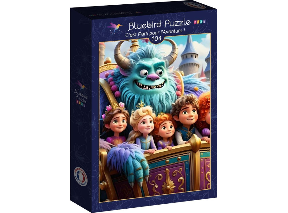 BLUEBIRD Puzzle Za dobrodružstvom! 104 dielikov