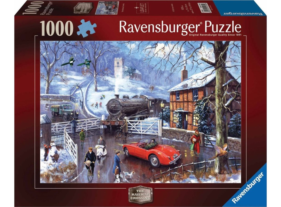 RAVENSBURGER Puzzle Železničný prejazd 1000 dielikov