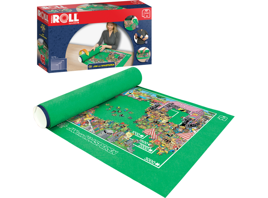 JUMBO Rolovacia podložka na puzzle 1000-3000 dielikov (150x100cm)