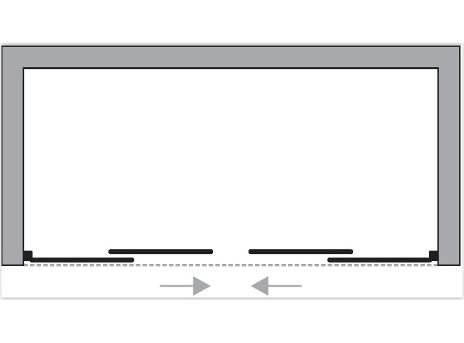 Vaňová zástena VASCA MAESTRO CENTRALE -160 cm, Polystyrol 2,2 mm (acrilico)