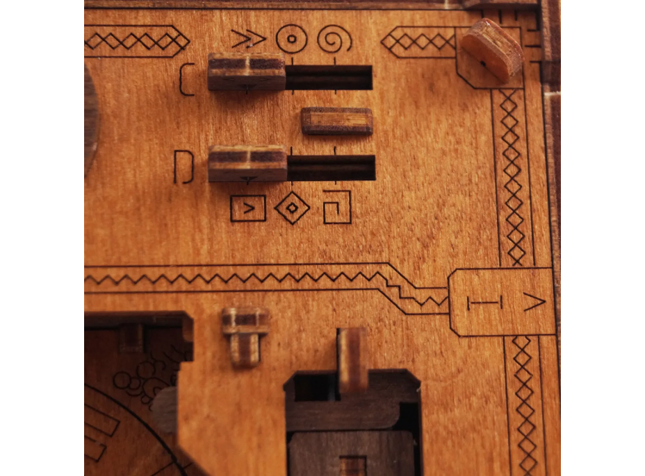 WOODEN CITY 3D drevené puzzle Escape room: Pyramída Maya