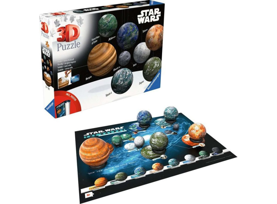 RAVENSBURGER 3D puzzle Star Wars Galaxia 540 dielikov