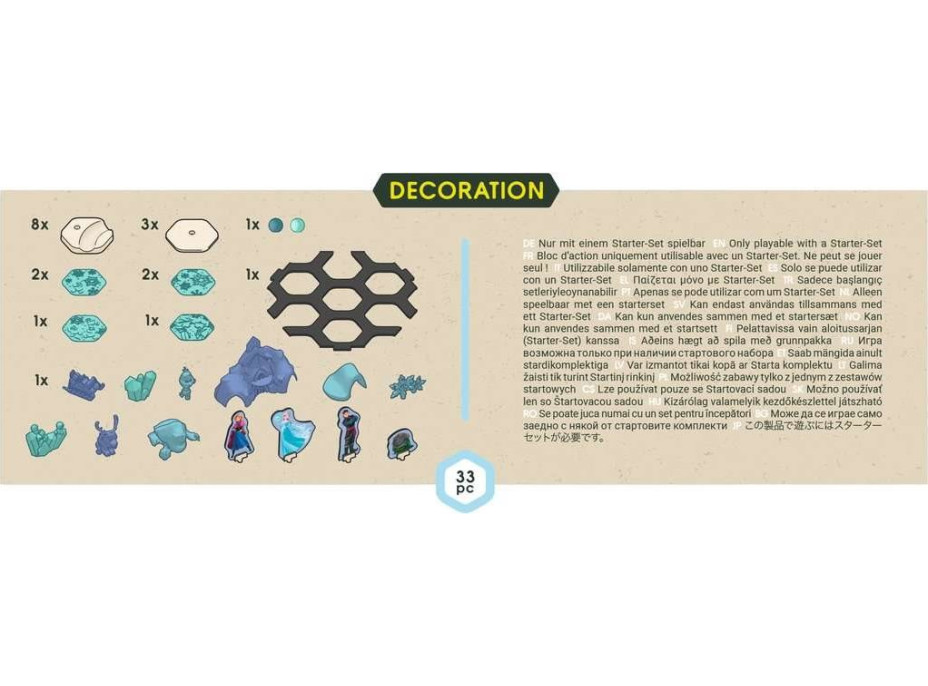 RAVENSBURGER GraviTrax Junior Dekorácie: Ľadové Kráľovstvo